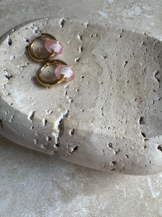 Creolen Wassermelonenturmalin