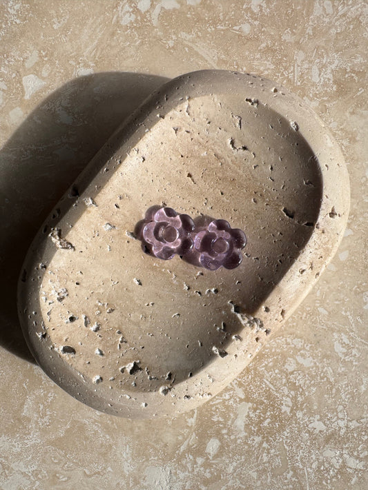 Anhänger Lila Flower