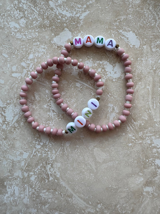 Mini and Mama Set Rosa