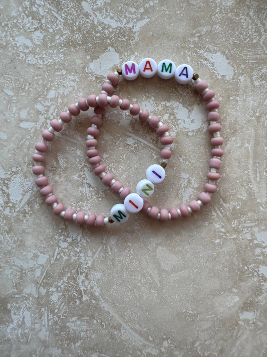 Mini and Mama Set Rosa