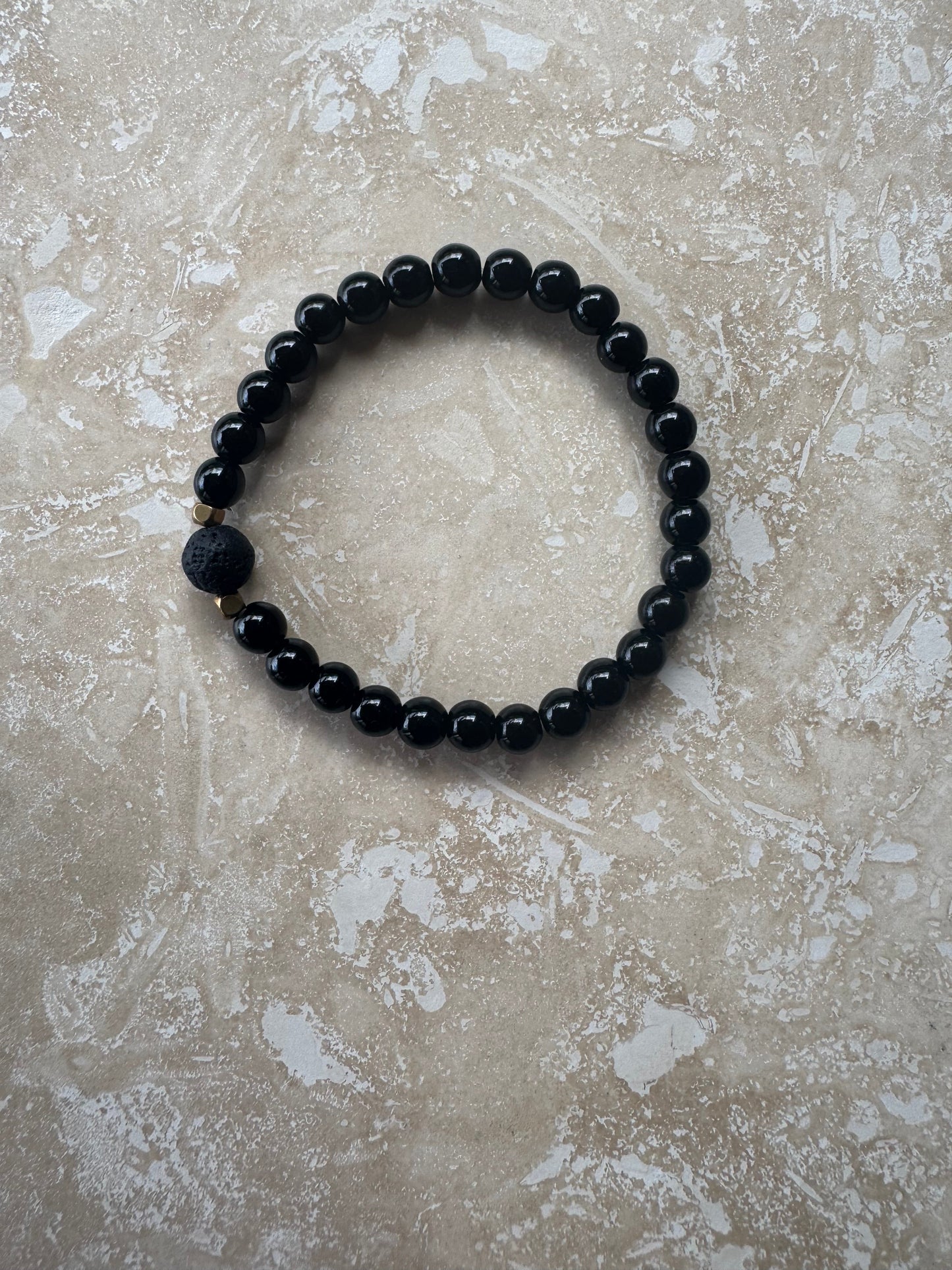 Aromaarmband Onyx