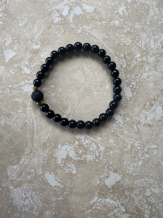 Aromaarmband Onyx